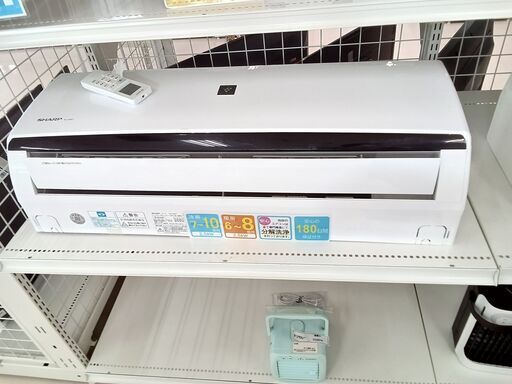 ★ジモティ割あり★ SHARP エアコン AC-228FT 2.2kw 18年製 室内機分解洗浄 TC4494