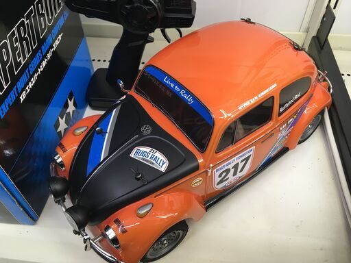 TAMIYA 1/10 電動RCカー フォルクスワーゲンビートルラリー XBシリーズ 中古