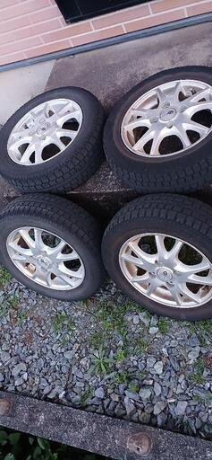 中古タイヤホイール4本 175/65r15 100 4穴トヨタアクア 中古タイヤホイール4本 175/65r15 100 4穴トヨタアクア