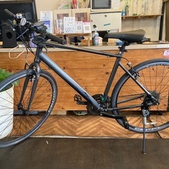 【SALE！全品防犯登録無料！PRECISION PRC前輪タイヤ・前輪チューブ新品！】アルミフレーム　3×8速　700×28cクロスバイク　マットガンメタ