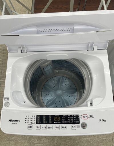 ★ジモティ割あり★ Hisense 洗濯機 5.5kg 20年製 動作確認／クリーニング済み TJ8076