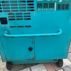 発電機 中古 エンジン デンヨー ニューパワー GA-2600SSM 100V 60Hz 2.6KVA 防音型 15Lタンク