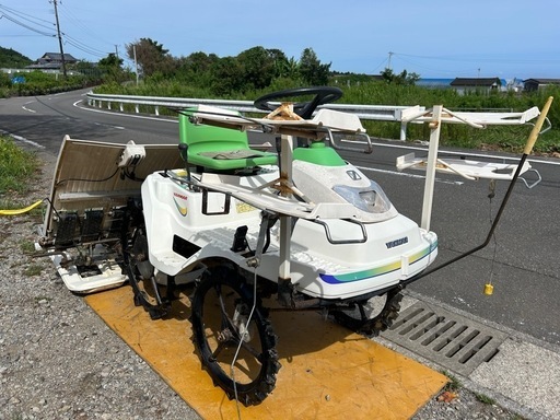 ヤンマー 4条植え 田植機 Pe-1X すこやか 4馬力 ユニットクラッチ　田植え機 YANMAR 乗用型 田んぼ　農機具　動画あり