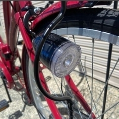 【新品★未使用】　ママチャリ　オートライト　 26インチ　シマノ製6段変速 ロゼ