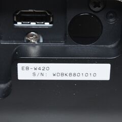 【現状品】EPSON/EB-W420/プロジェクター ④