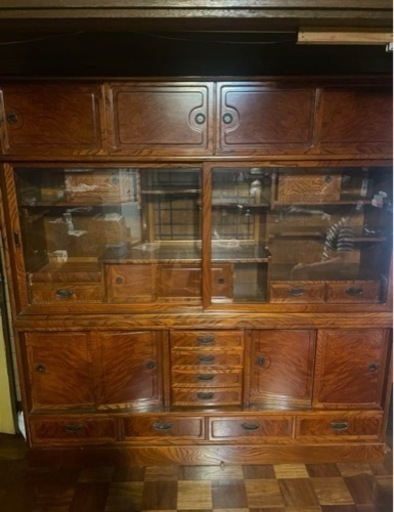 和家具　飾り棚　茶箪笥　中古美品