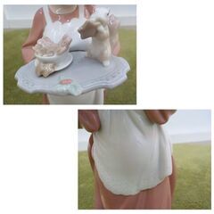 リヤドロ LLADRO ミセス・サンタクロース クリスマス 女性 リス 高さ26㎝ 陶器 置物 フィギュリン 西洋磁器 西岡店