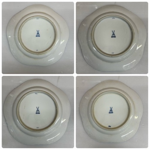 s0821606 マイセン meissen ホワイトリーフ 洋食器 双剣 皿 カフェ s0821606 マイセン meissen ホワイトリーフ 洋食器 双剣 皿 カフェ