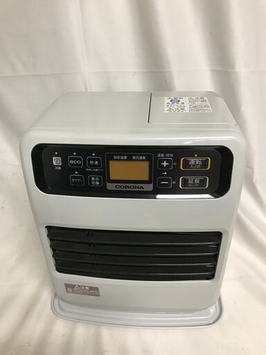 【北見市発】コロナ 強制通気型開放式石油ストーブ FH-VD3321Y 2021年製 白 暖房 冬物家電 (E2981ahshY)