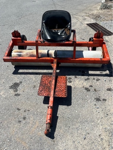 乗用　麦踏みローラー　鎮圧　牽引　ティラー　管理機　耕運機　作業幅約1430mm