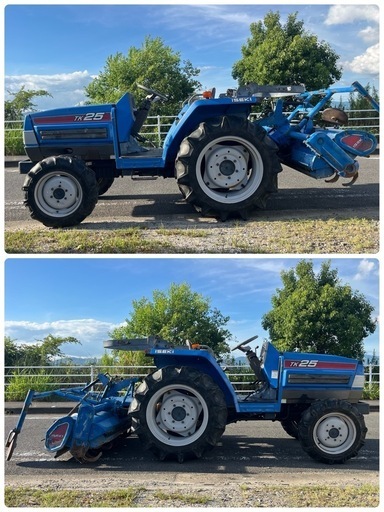お早目に　イセキ ISEKI TK25 UKDXZP06 25馬力　4駆　1230時間　パワステ 逆転 自動水平 バックアップ