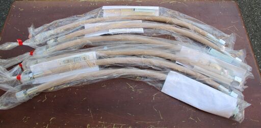 ☆桂精機製作所 FH10 LPG 燃焼器用鋼線入りホース 600mm 6本セット◆柔軟性に優れた配管材