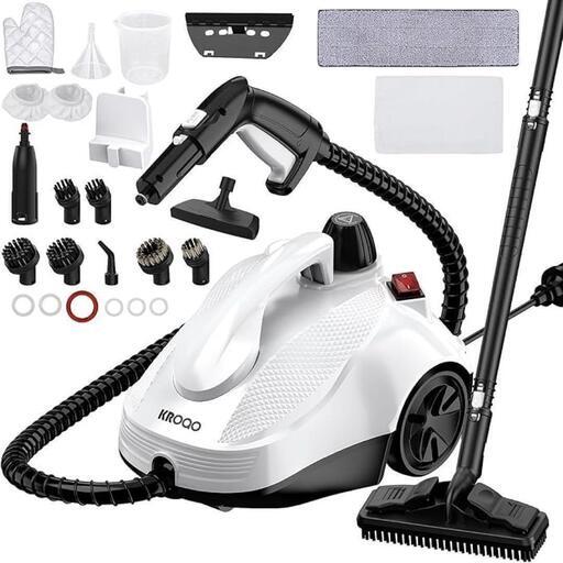 【新品】スチームクリーナー 1.5L水タンク容量スチーム洗浄機連続スチームロック付き