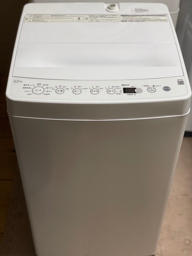 送料・設置込み可　洗濯機　4.5kg ビックカメラ　2022年