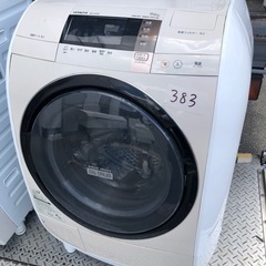NO 383 🌈福岡市内配送設置無料✨🌈  BD-V3700L-C ドラム式洗濯乾燥機 ビッグドラム ライトベージュ [洗濯9.0kg /乾燥6.0kg /ヒートリサイクル乾燥 /左開き] 