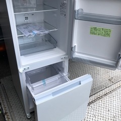 NO 386
 🌈福岡市内配送設置無料✨🌈　シャープ SHARP 冷蔵庫 一人暮らし 2022年製 2ドア 152L ホワイト ファン式 両方開き SJ-15E9-W 奥行60cm以下