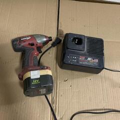 動作品　RYOBI　インパクトドライバー　BID-1230　充電...