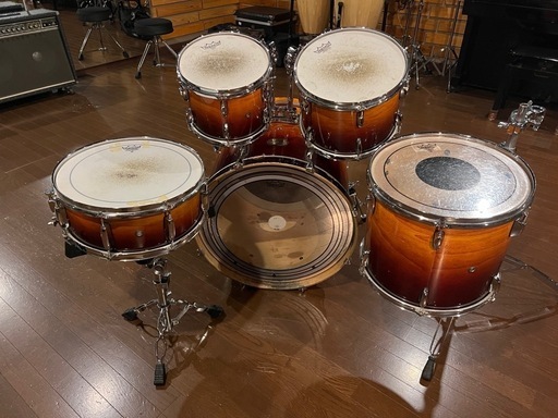 PEARL エクスポートシリーズ(バーチ)ドラムセット　T10・T12・F14・B22・SD14 ＊スネアスタンド含まず\n