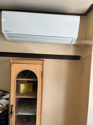 Panasonic エアコン　2.2KW 6-8畳　内部清掃済　2018年式　3m配管付