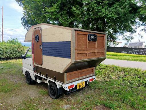 キッチンカー、キャンピングカー、軽トラック用シェル製作