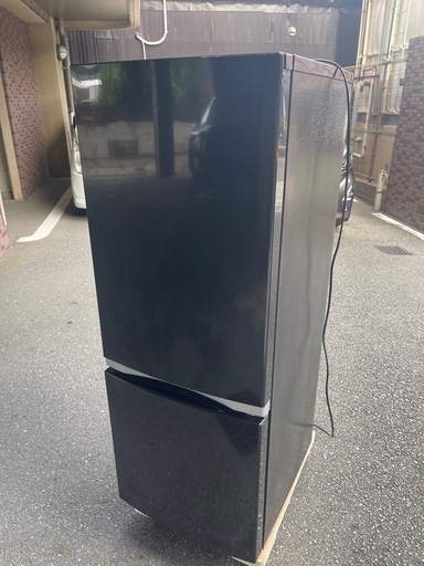 「配送可能」　２０１９年 GR-P15BS-K 冷蔵庫 BSシリーズ メタリックブラック [153L /2ドア /右開きタイプ]