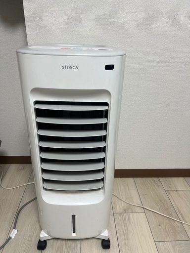 siroca シロカ 加湿付き 温冷風扇 SH-C251 2021年製 リモコン付き 冷風扇 温風 動作品 24h菊DO