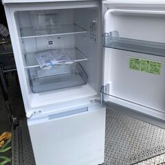 NO 386 🌈北九州市内配送設置無料✨🌈　シャープ SHARP 冷蔵庫 一人暮らし 2022年製 2ドア 152L ホワイト ファン式 両方開き SJ-15E9-W 奥行60cm