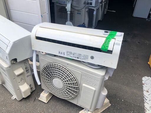 北九州市標準取付工事込み金額 RAS-AJ22K-W 日立 壁掛形 シングル 6畳 
