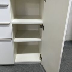 Pamouna/パモウナ キッチンボード 幅140 ソフトクローズ ブルモーション ハイグロス ホワイト ヘティヒレール 中古家具 店頭引取歓迎 R8630