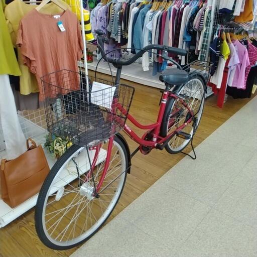 自転車 26インチ 赤 TJ6883