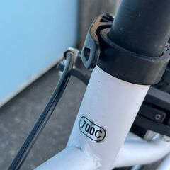 トレーディア　パリスガーディアン　700CC　ホワイト　自転車