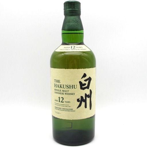 SUNTORY (サントリー) ウイスキー 白州12年 箱なし ホログラムシール無し ジャパニーズウイスキー 700ml 43% 未開栓 店頭引取りのみ 福井やしろ店