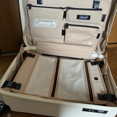 Coleman スーツケース オフホワイト