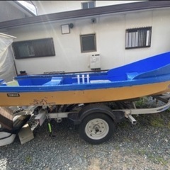 3人乗りYAMAHAさんの小型船トレーラー付き　