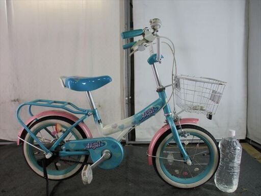 Ｄ714　★8300円★整備済み 中古子供自転車 【14インチ　ブルー 】
