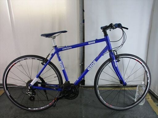 Ｄ722　★23800円★整備済み クロスバイク中古自転車 GIOS　ミストラル【ブルー　52ｃｍ】