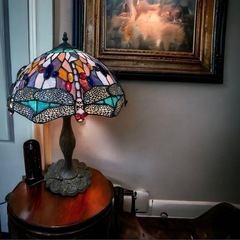 ステンドグラスランプ