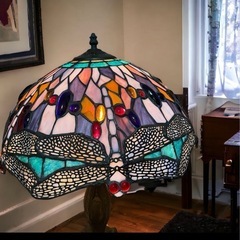 ステンドグラスランプ