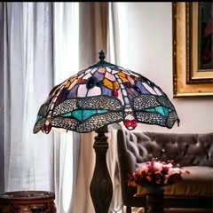 ステンドグラスランプ