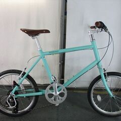 D728☆19800円☆ミニベロ中古自転車 アサヒ ウィークエンドバイク【20