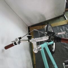 Ｄ728★19800円★ミニベロ中古自転車 アサヒ　ウィークエンドバイク【20インチ　グリーン 　アルミフレーム】