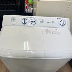 【レガストック江東店】Haier ハイアール 二層式洗濯機 5.5kg JW-W55E 2019年製 ホワイト