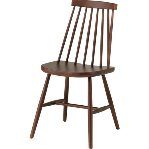 AZUMAYA (東谷) 家具 ウィンザーチェア ダイニングチェア ブラウン 完成品 CL-311BR 未使用品