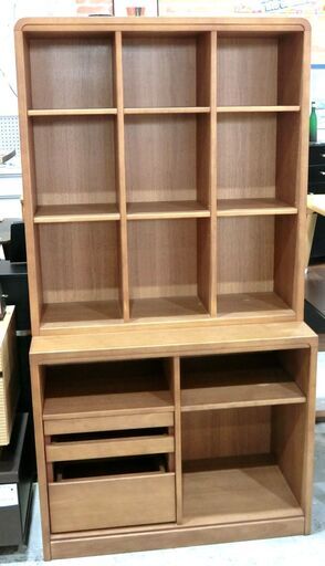 ★家具ＳＡＬＥ開催中！★カリモク karimoku オープンシェルフ オープンキャビネット ハイタイプ【モノ市場東海店】