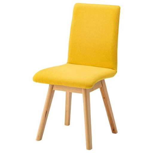 AZUMAYA (東谷) 家具 回転式 ダイニングチェア レモンイエロー 完成品 BLC-722YE 未使用品