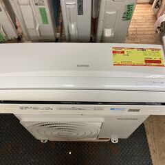 K05583　中古エアコン アイリスオーヤマ 2018年製 主に6畳用 冷房能力 2.2KW / 暖房能力 2.2KW