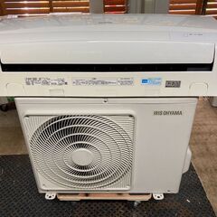 K05583　中古エアコン アイリスオーヤマ 2018年製 主に6畳用 冷房能力 2.2KW / 暖房能力 2.2KW