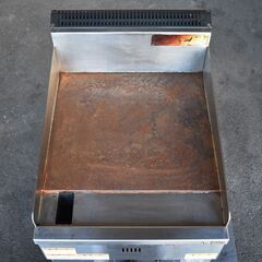 【ヤ取】≪yt1574ジ≫ tanico/タニコー 卓上ガスグリドル TGG-45N 都市ガス用 2017年製造 架台付属 動作未確認 現状品 鉄板焼き/中古厨房機器/宮城県仙台市 60815-10