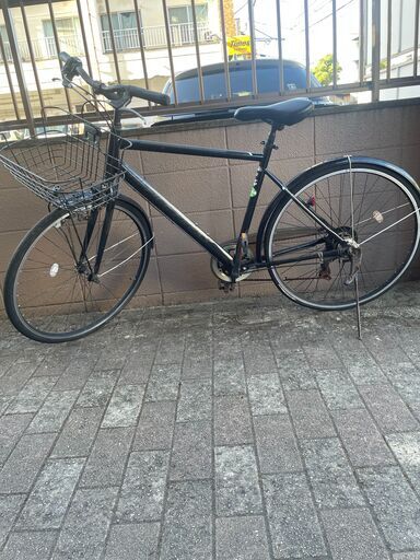リサイクルショップどりーむ荒田店 No1418 自転車　シティサイクル　２７インチ　OFFICE　PRESS　ギア切り替え付き　LEDライト付き