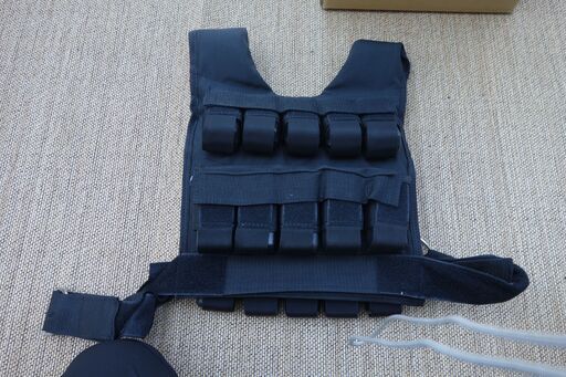 249 H&Yo ウエイトベスト 20kg 1㎏×20 重量調節可 249 H&Yo ウエイトベスト